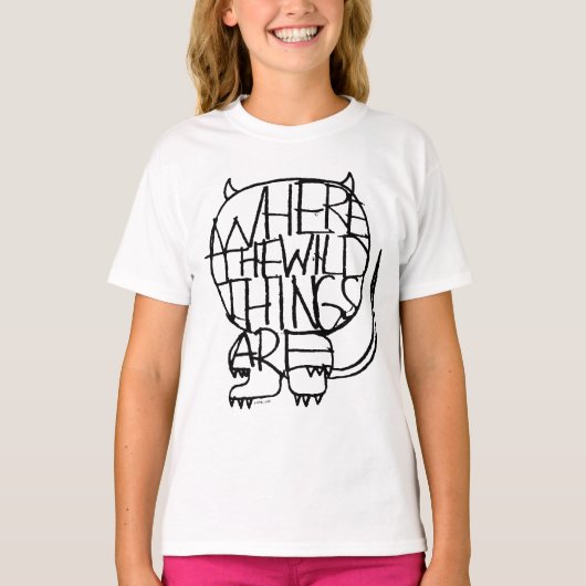 Where the Wild Things Are | Wild Thing-schets T-shirt (Voorkant)