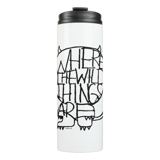 Where the Wild Things Are | Wild Thing-schets Thermosbeker (Voorkant)