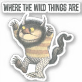 Where the Wild Things Are | Wild Thing Sticker (Voorkant)