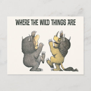 Where the Wild Things Are   Wild Things Briefkaart