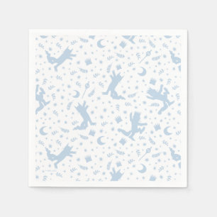 Where the Wild Things Blue Bloemen Servet