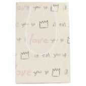 Where the Wild Things Quote-patroon Medium Cadeauzakje (Voorkant)