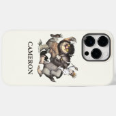Where the Wild Things | Voeg uw naam toe Case-Mate iPhone Case (Achterkant (horizontaal))