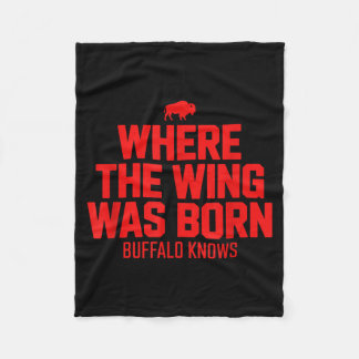 Where The Wing was Born Fleece Deken