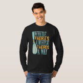 Where There's a Whisk Baking Bakery Donut Cake Bak T-shirt (Voorkant volledig)