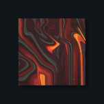 Where There's Smoke Canvas Afdruk<br><div class="desc">Where There's Smoke: Textured abstract  canvas print in red,  orange,  grey,  and black. Smoke and fire.

Digitally signed and dated with year created. Available in sizes from 
8"x 8" (20.32 cm x 20.32 cm)  up to 40" x 40" (101.6 cm x 101.6 cm)</div>