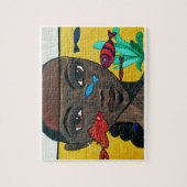 Where Thoughts Swim | Zwarte Vrouw Kunst Afrocentr Legpuzzel (Verticaal)