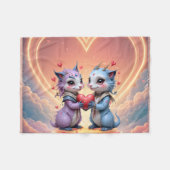 Where Two Souls Choose Forever  Fleece Deken (Voorkant (Horizontaal))