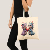 Where Two Souls Choose Forever  Tote Bag (Voorkant (product))