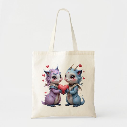 Where Two Souls Choose Forever  Tote Bag (Voorkant)
