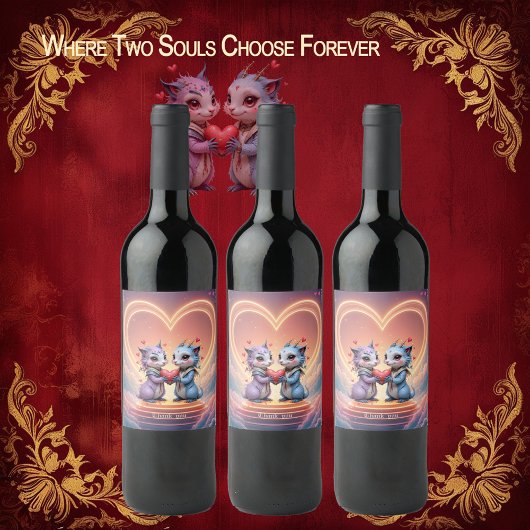 Where Two Souls Choose Forever  Wijn Etiket
