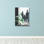 Where We Grew I – Family and Growth Canvas Afdruk (Insitu (Houten vloer))