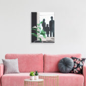 Where We Grew I – Family and Growth Canvas Afdruk (Insitu (Woonkamer))