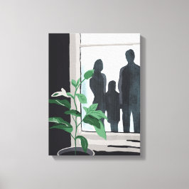 Where We Grew I – Family and Growth Canvas Afdruk