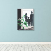 Where We Grew II – Family and Growth Canvas Afdruk (Insitu (Houten vloer))