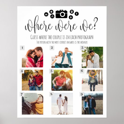 Where Were We Game Poster (Voorkant)