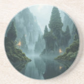 Where Winged Spirits Wander Zandsteen Onderzetter (Voorkant)