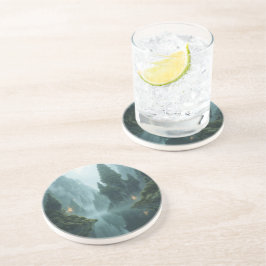 Where Winged Spirits Wander Zandsteen Onderzetter