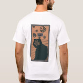 Where Your Vibe Hits the Streets on Fabric T-shirt (Achterkant)