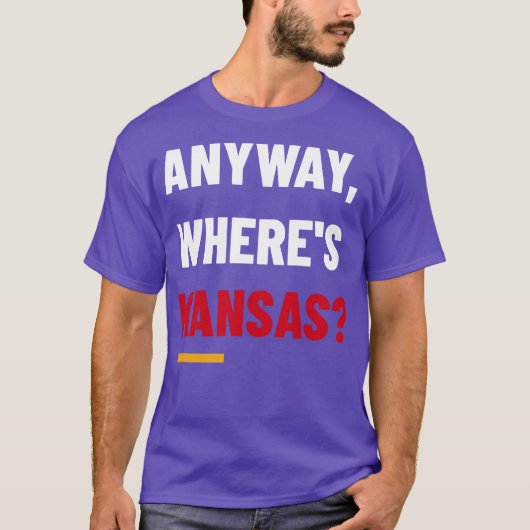 Wheres Kansas T-shirt (Voorkant)