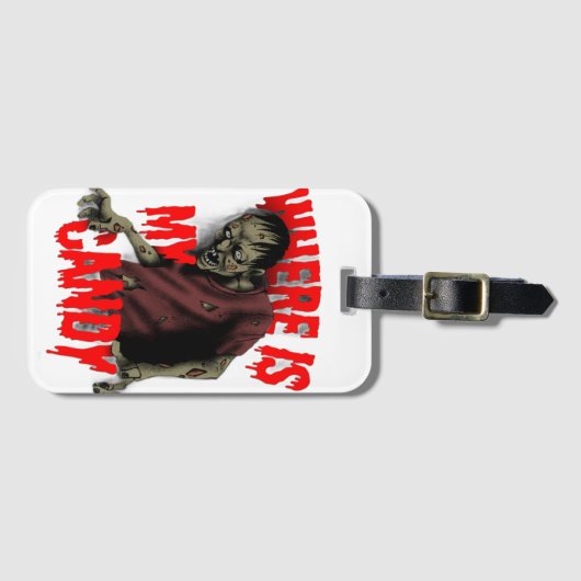 Where's My Candy  Bagagelabel (Voorkant (horizontaal))