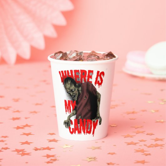 Where's My Candy  Papieren Bekers (Insitu)