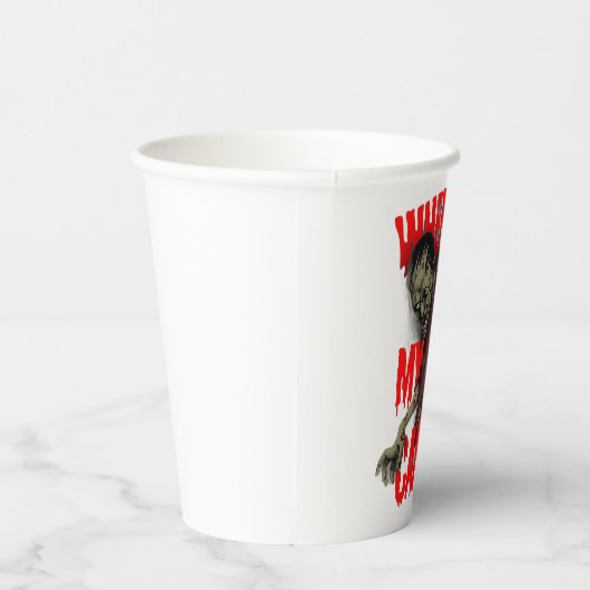 Where's My Candy  Papieren Bekers (Rechts)