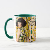 Where's My Coffee Retro Beauty 60s coffee mug Mok (Links)