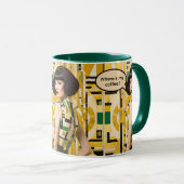Where's My Coffee Retro Beauty 60s coffee mug Mok (Voorkant rechts)
