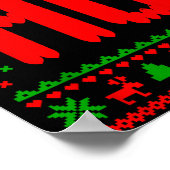 Where's My Ho At_ Ho Merry Christmas Holiday Coupl Poster (Hoek)