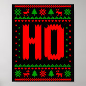 Where's My Ho At_ Ho Merry Christmas Holiday Coupl Poster (Voorkant)