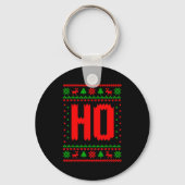 Where's My Ho At_ Ho Merry Christmas Holiday Coupl Sleutelhanger (Voorkant)