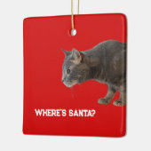 Where's Santa Cat Ornament (Links)