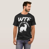 Wheres the Ferret WTF Funny T-shirt (Voorkant volledig)