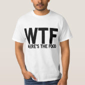 Where's The Food T-Shirt Men's (Voorkant)