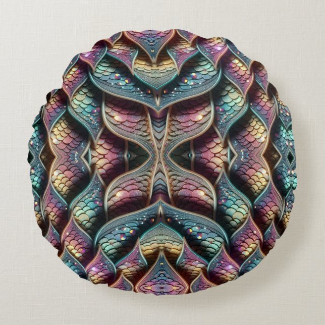 Where's The Mermaid Rond Kussen (Voorkant)