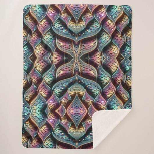 Where's The Mermaid Sherpa Deken (Voorkant)