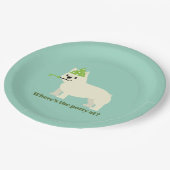 Where's the potty at? papieren bordje (Gekanteld)