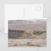 Whernside and Ribblehead Viaduct Briefkaart (Voorkant / Achterkant)