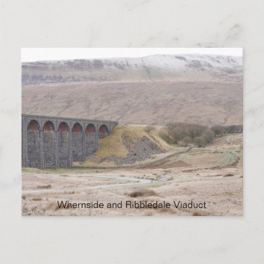 Whernside and Ribblehead Viaduct Briefkaart (Voorkant)