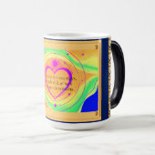 Whether the Sun Sets or Stays | Love & Gratitude M Magische Mok (Voorkant rechts)