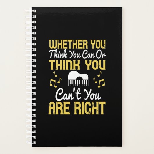 Whether You Think You Can Or Think You Can'T Planner (Voorkant)