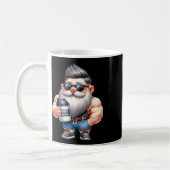 Whey Protein Gnome Dad Funny Bodybuilder Graphic F Koffiemok (Links)