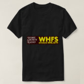 WHFS 102.3FM Alternative Radio Station Bumper Stic T-shirt (Design voorkant)