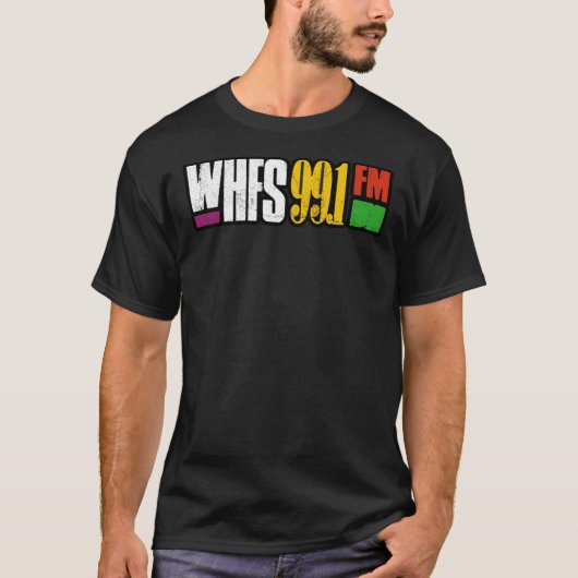 WHFS 99.1 FM RADIO SHIRT Essential T-Shirt (Voorkant)