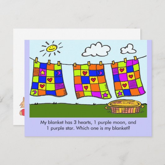 Which One is My Blanket? Briefkaart (Voorkant / Achterkant)