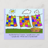 Which One is My Blanket? Briefkaart (Voorkant)