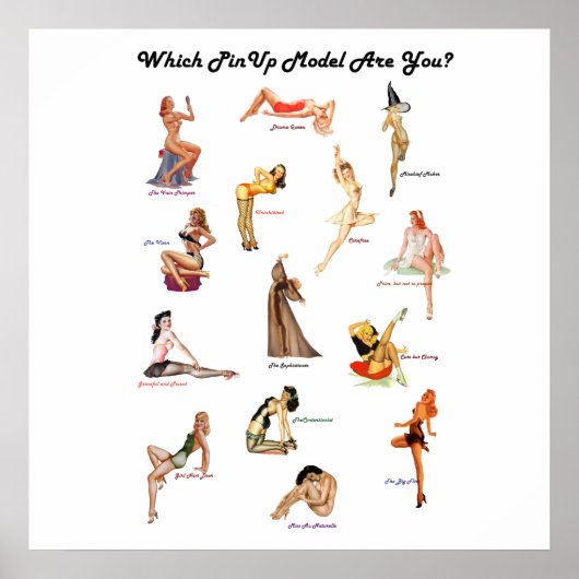 Which PinUp Model Are You? poster (Voorkant)