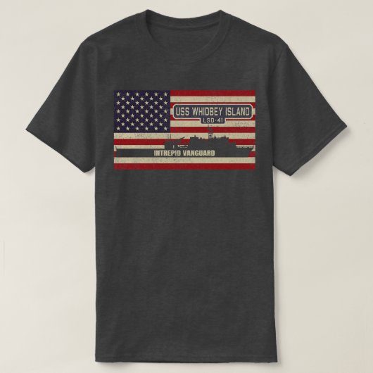Whidbey Island LSD41 Landing Ship Dock  Verenigde  T-shirt (Design voorkant)