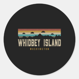 Whidbey Island Mountains Wandelen Washington Ronde Sticker